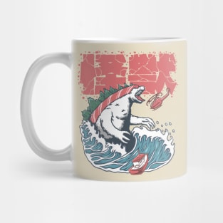 Kaiju Godzilla Sushi Revenge Mug